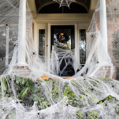 Halloween Decoration Cotton Spider Web Atmosphere Layout Props Ease Works