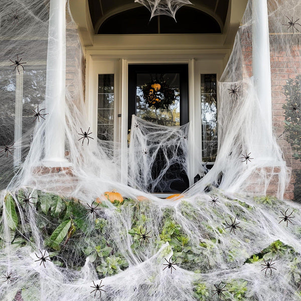 Halloween Decoration Cotton Spider Web Atmosphere Layout Props Ease Works