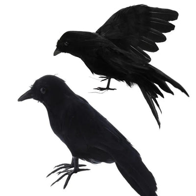 Halloween Decoracion Simulation Black Crow Raven Bird Repellent Pest Control Pigeon Repellent Event Party Bar Decoration Ease Works