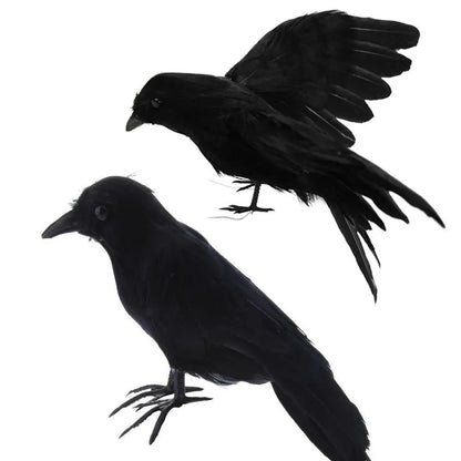 Halloween Decoracion Simulation Black Crow Raven Bird Repellent Pest Control Pigeon Repellent Event Party Bar Decoration Ease Works