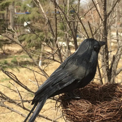 Halloween Decoracion Simulation Black Crow Raven Bird Repellent Pest Control Pigeon Repellent Event Party Bar Decoration Ease Works