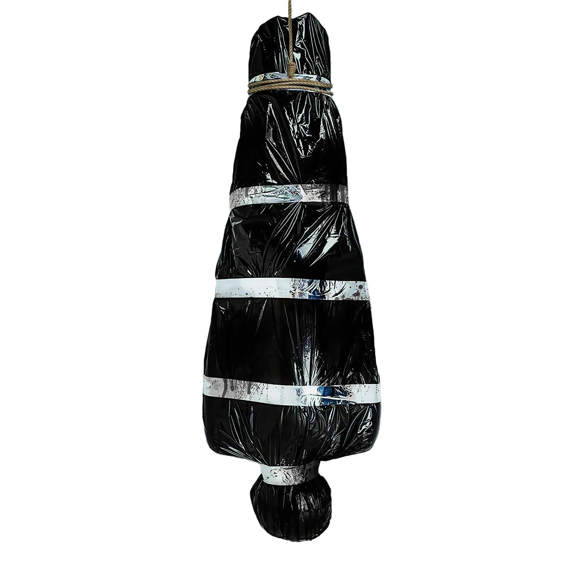 150cm/5ft Hanging Corpse Dead Victim Props, Scary Haunted Creepy House Halloween Decorations, Outdoor Halloween Yard Decorations Ease Works