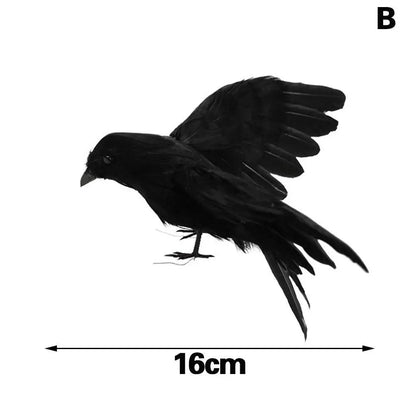 Halloween Decoracion Simulation Black Crow Raven Bird Repellent Pest Control Pigeon Repellent Event Party Bar Decoration Ease Works