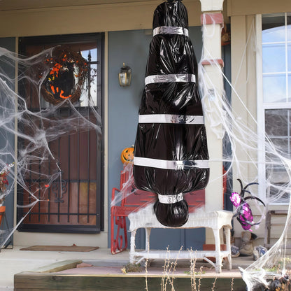 150cm/5ft Hanging Corpse Dead Victim Props, Scary Haunted Creepy House Halloween Decorations, Outdoor Halloween Yard Decorations Ease Works