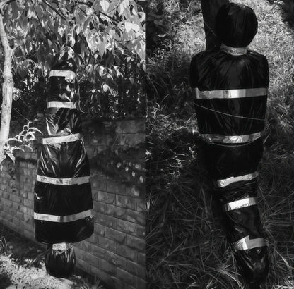 150cm/5ft Hanging Corpse Dead Victim Props, Scary Haunted Creepy House Halloween Decorations, Outdoor Halloween Yard Decorations Ease Works